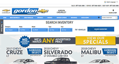 Desktop Screenshot of gordonchevrolet.com